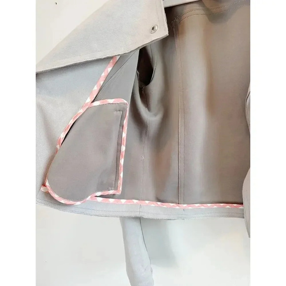 Anthropologie Gray Faux Suede MotorCycle Jacket Size S - Picture 8 of 10